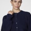 YASCUDDIE ls knit cardigan Navy