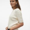 VMLORELLA 2/4 crew neck knit top Birch