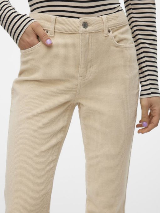 VMFLASH mr flared corduroy pants Oatmeal