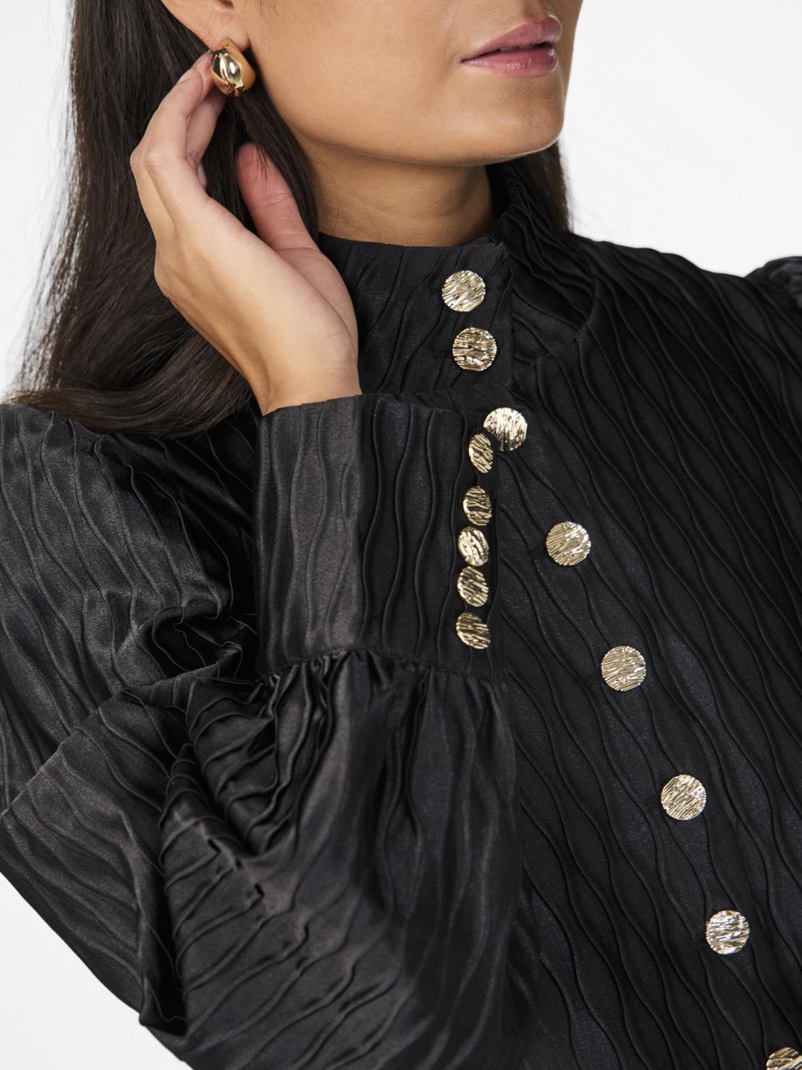 YASRIPPLE ls shirt - show Black