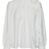 VMBAILEY ls frill top White