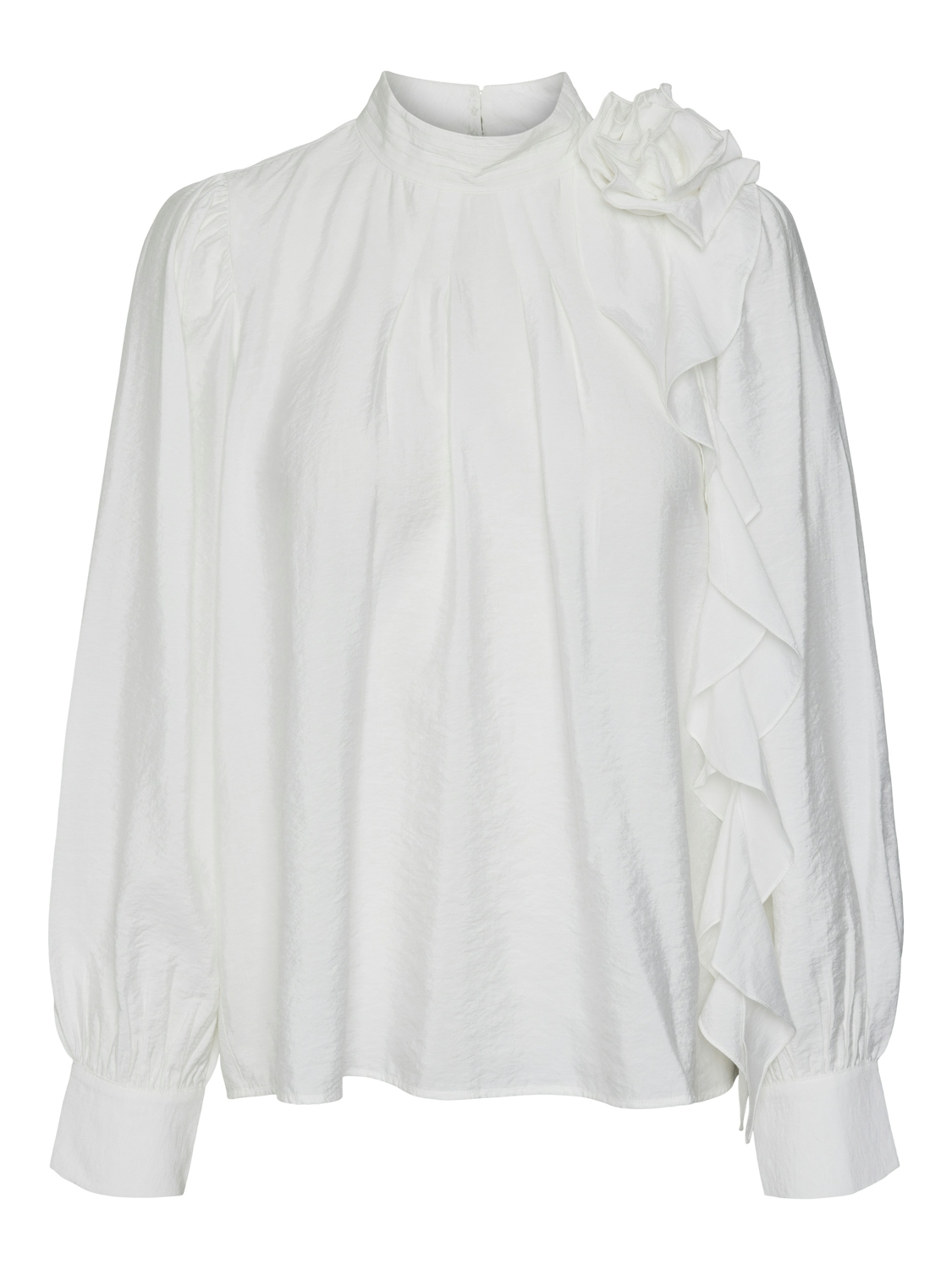 VMBAILEY ls frill top White