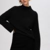 SLFCILLE ls knit high neck Black