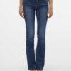 VMFLASH mr flared jeans Dark Blue