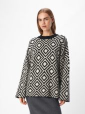 OBJDIANA lo l/s knit pullover