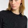 SLFLURA lurex 2/4 knit o-neck Black