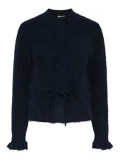 YASTHELLIS ls knit cardigam Navy