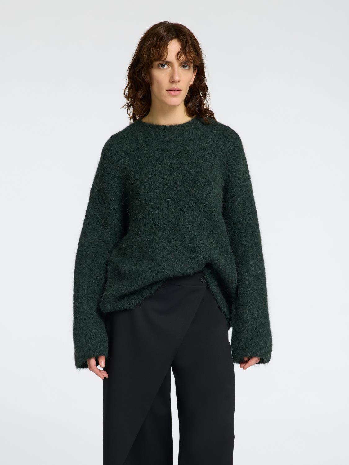 SLFGABELLA ls knit o-neck Scarab