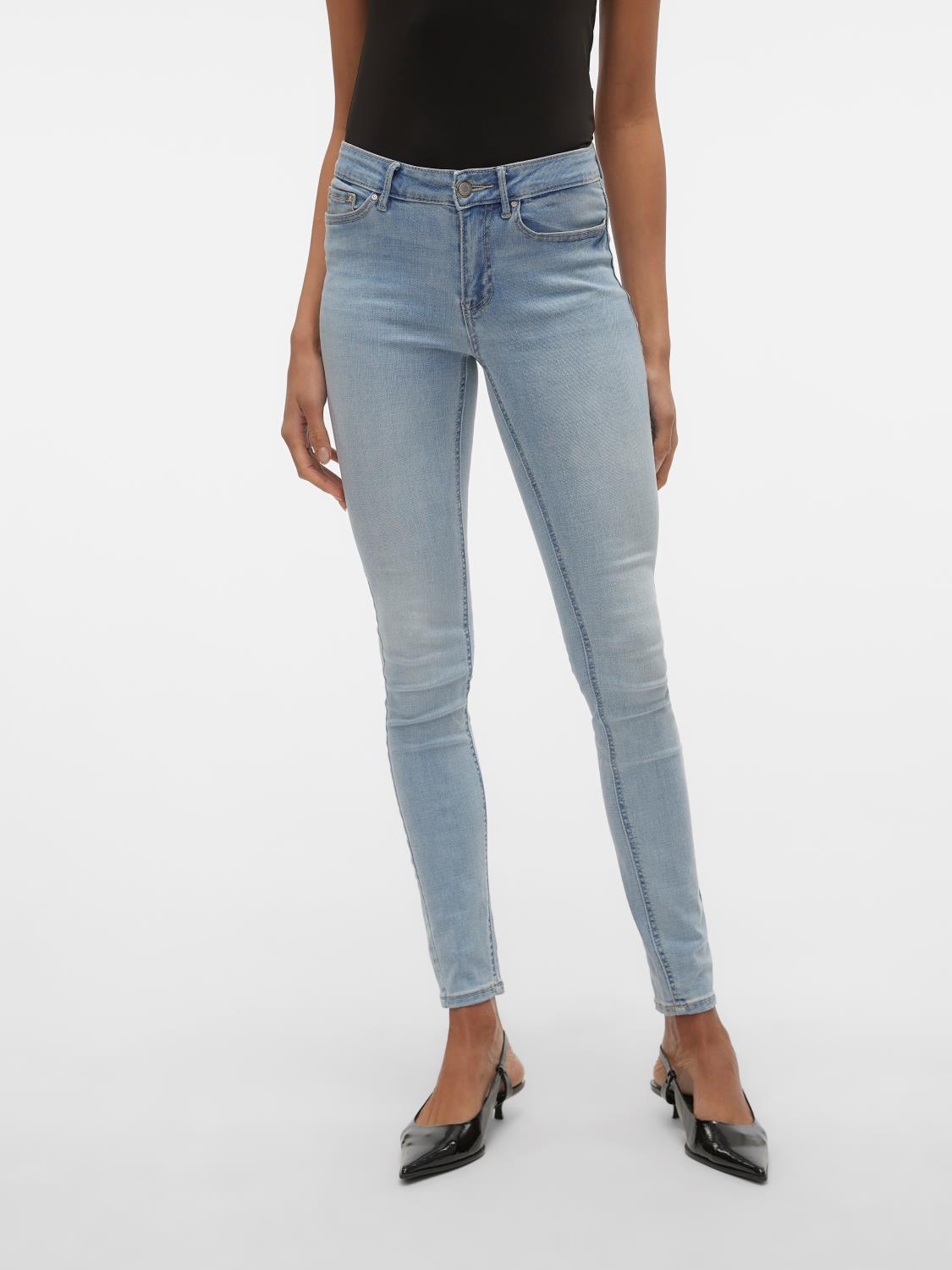 VMFLASH mr skinny jeans Light Blue