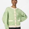 YASGEA ls knit cardigan Green