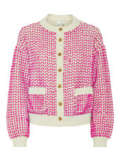 YASGEA ls knit cardigan Pink