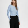 SLFDIANNA ls o-neck top Blue