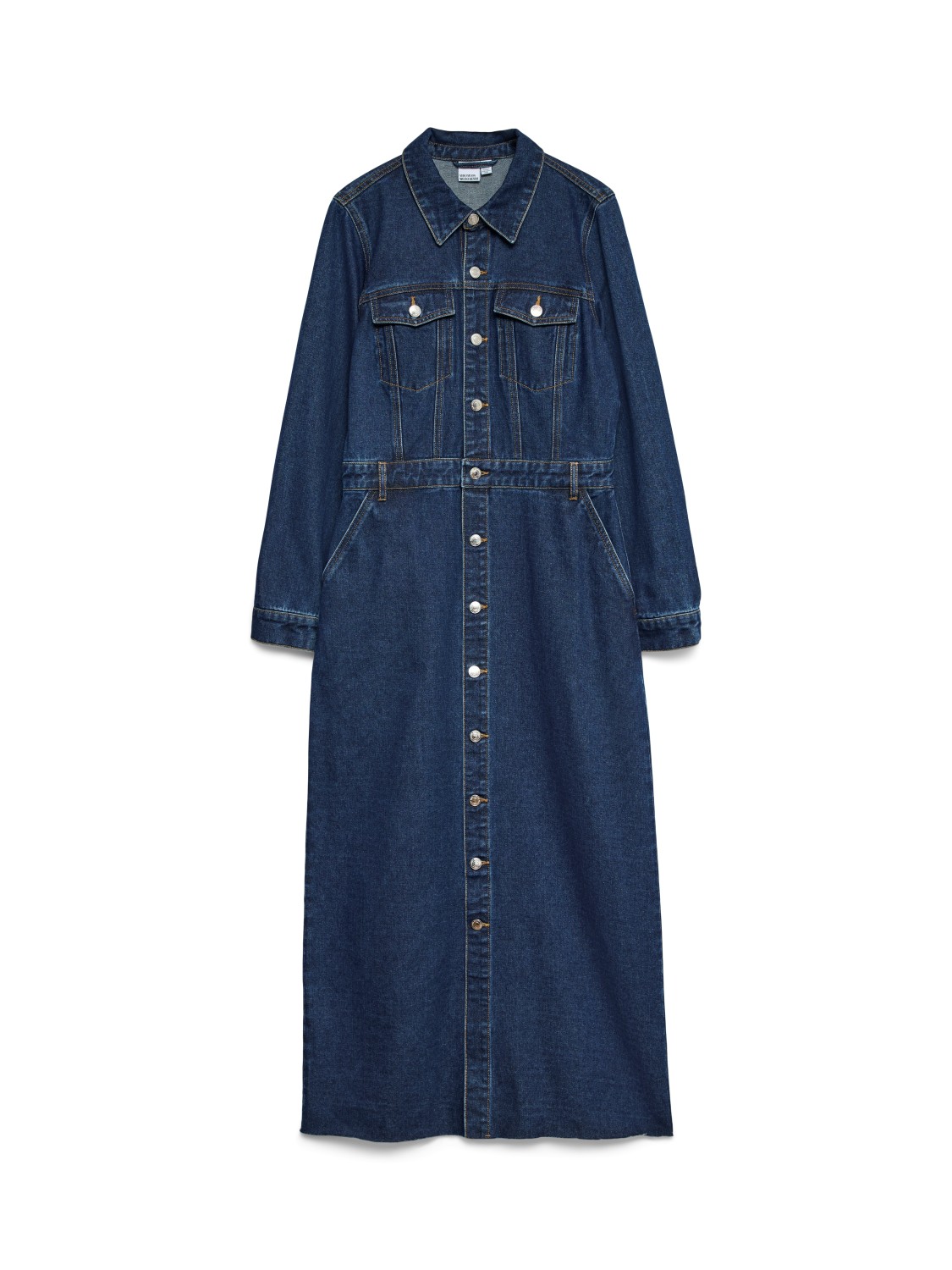 VMMOLLY ls ank denim dress
