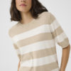 KAlizza Striped Knit Beige