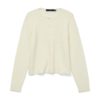 VMLEFILE ls rib cardigan White