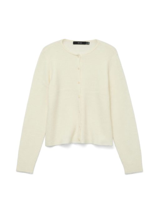 VMLEFILE ls rib cardigan White