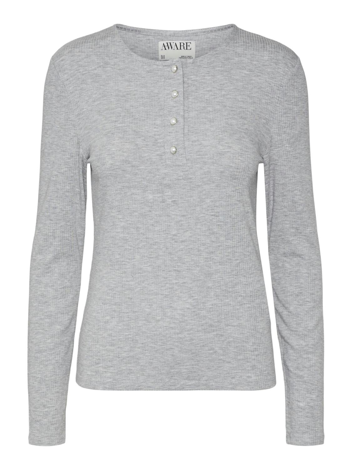 VMZADIE ls o-neck top Grey