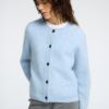 SLFLULU ls knit short cardigan Cashmere Blue