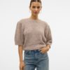 VMNOVAH ss o-neck puff pullover Moon Rock