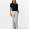 OBJLISA wide pant Light Grey