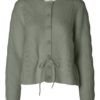 SLFVERA ls knit belt cardigan Green