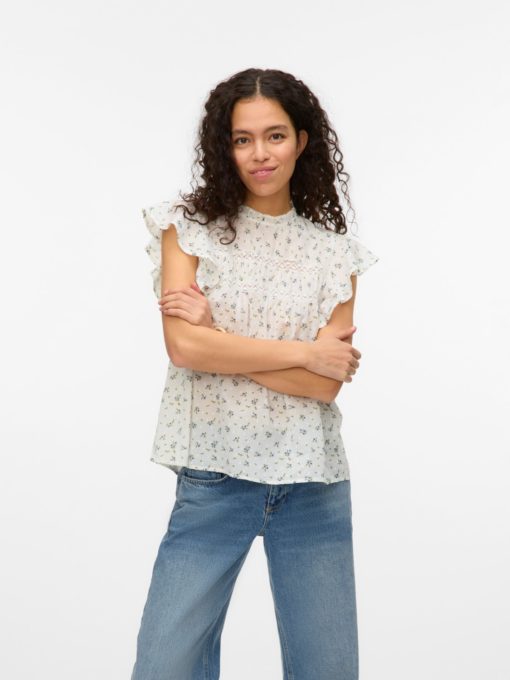 VMTRINE sl lace top Blue
