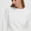 SLFESSENTIAL ls boxy tee White
