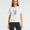 SLFESSENTIAL ss boxy printed tee