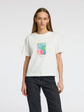 SLFESSENTIAL ss boxy printed tee
