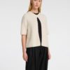 SLFSIA ras 2/4 rib knit cardigan