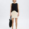 SLFUNA hw short denim skirt