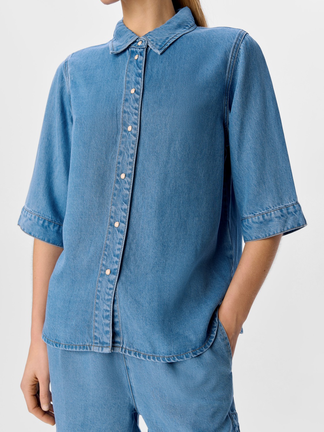 OBJFRAME 2/4 re denim top