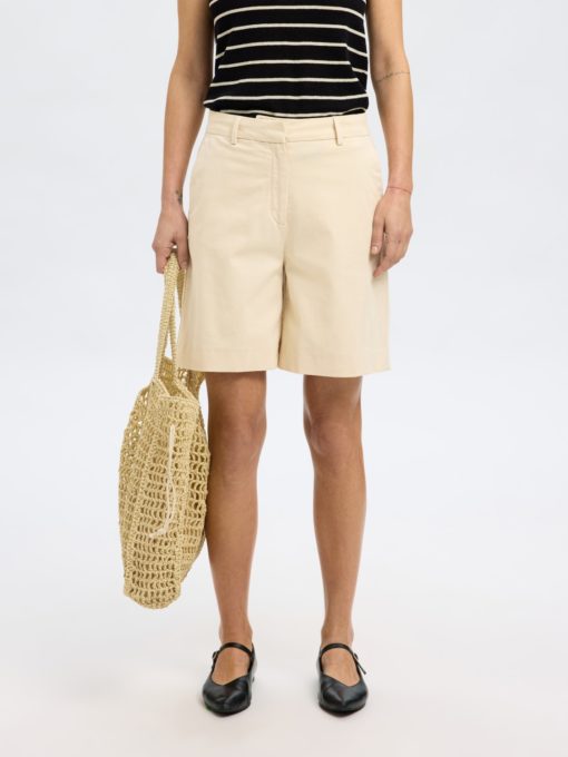 SLFVIENNA hw wide shorts Birch