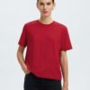 SLFESSENTIAL ss boxy tee Red