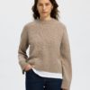 SLFCILLE cashmere blend ls knit o-neck Beige