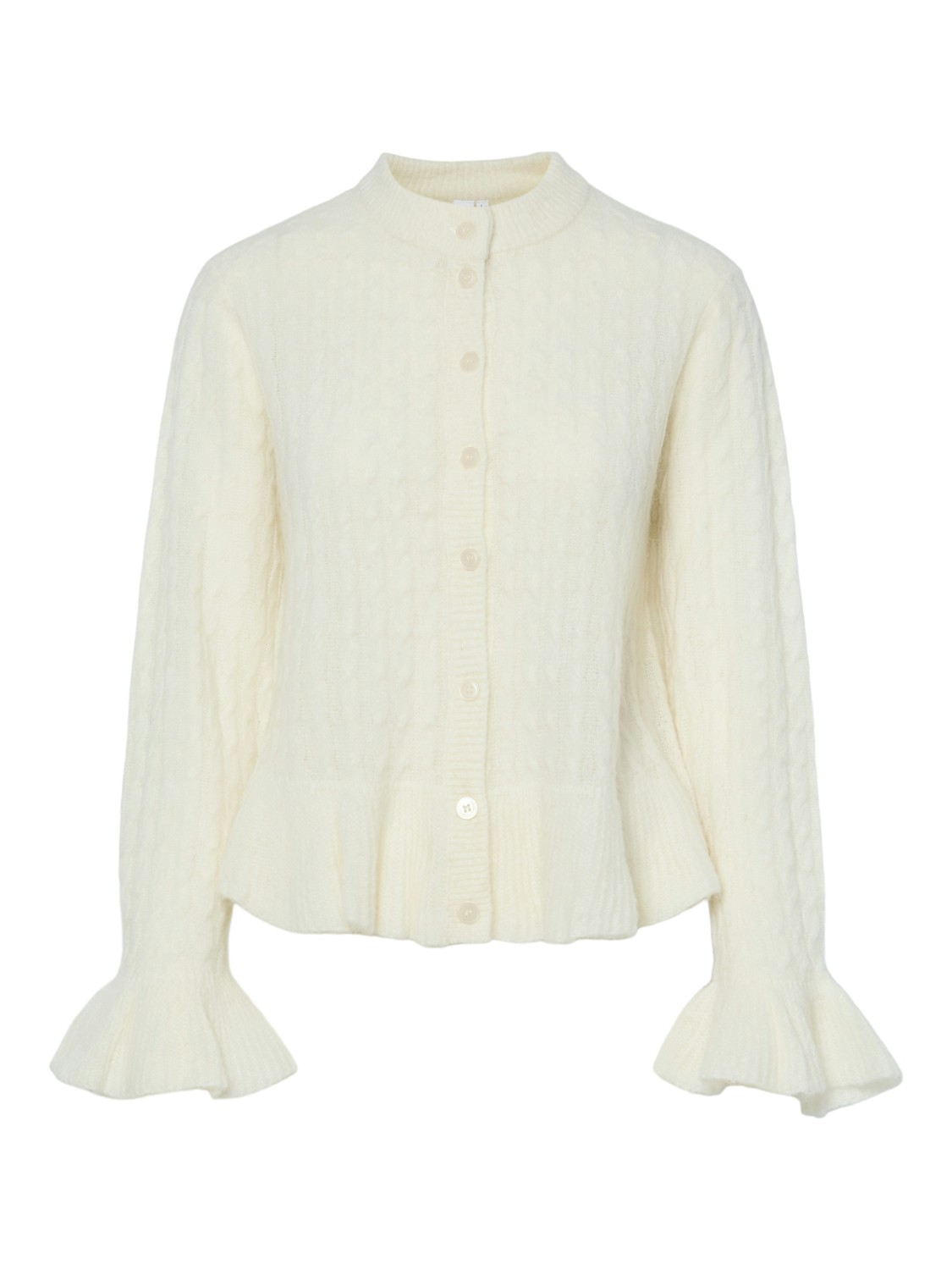 YASNUMA ls knit cardigan Birch