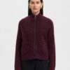 SLFSIA ras ls knit zipper cardigan Fig
