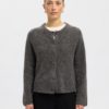 SLFLULU new ls knit cardigan Grey