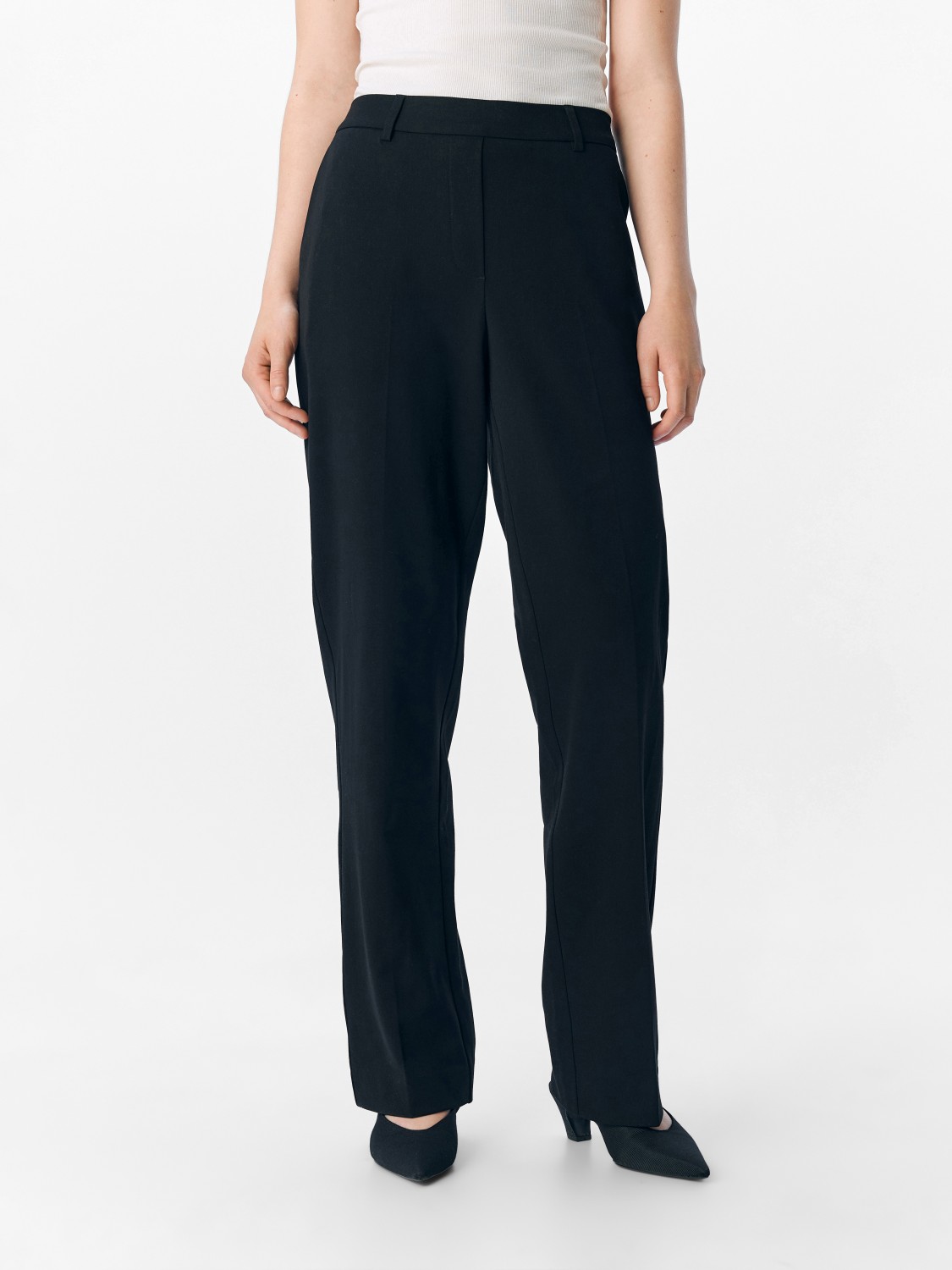 OBJLISA mw straight pant Black