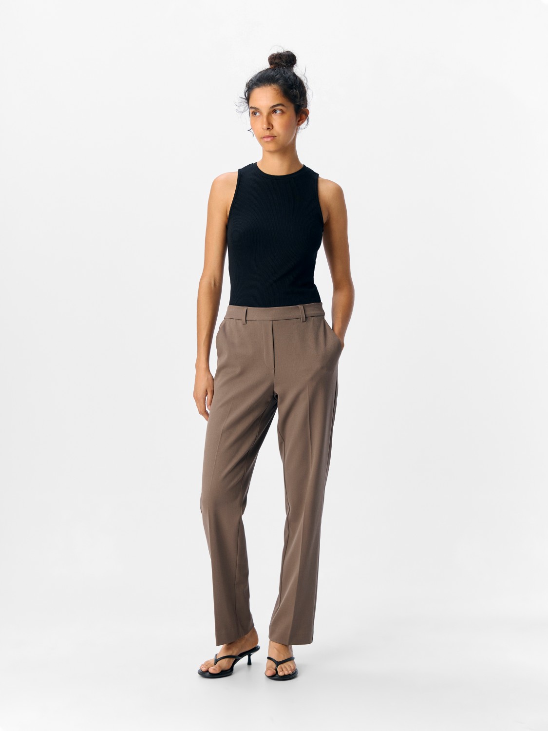OBJLISA mw straight pant Morel