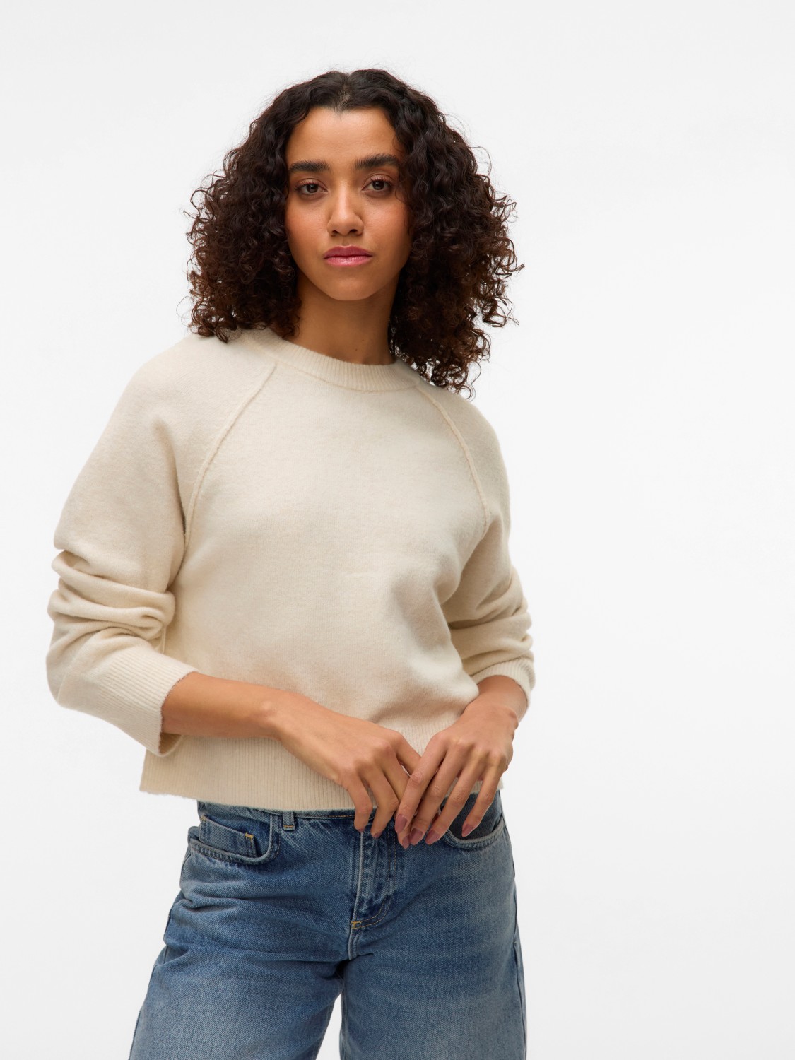 VMPROVIDENCE ls o-neck knit Birch