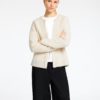 SLFSIA ras ls knit belt cardigan Birch