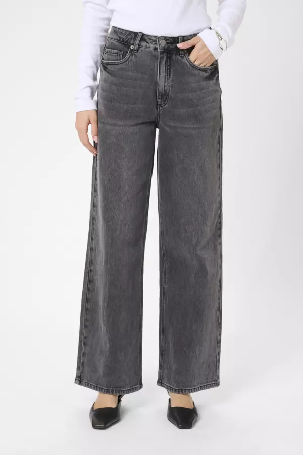 KAmeadow HW Reg Fit Jeans Grey