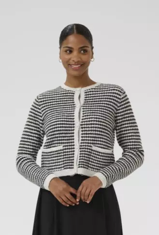 KAellery Knit Cardigan Light grey