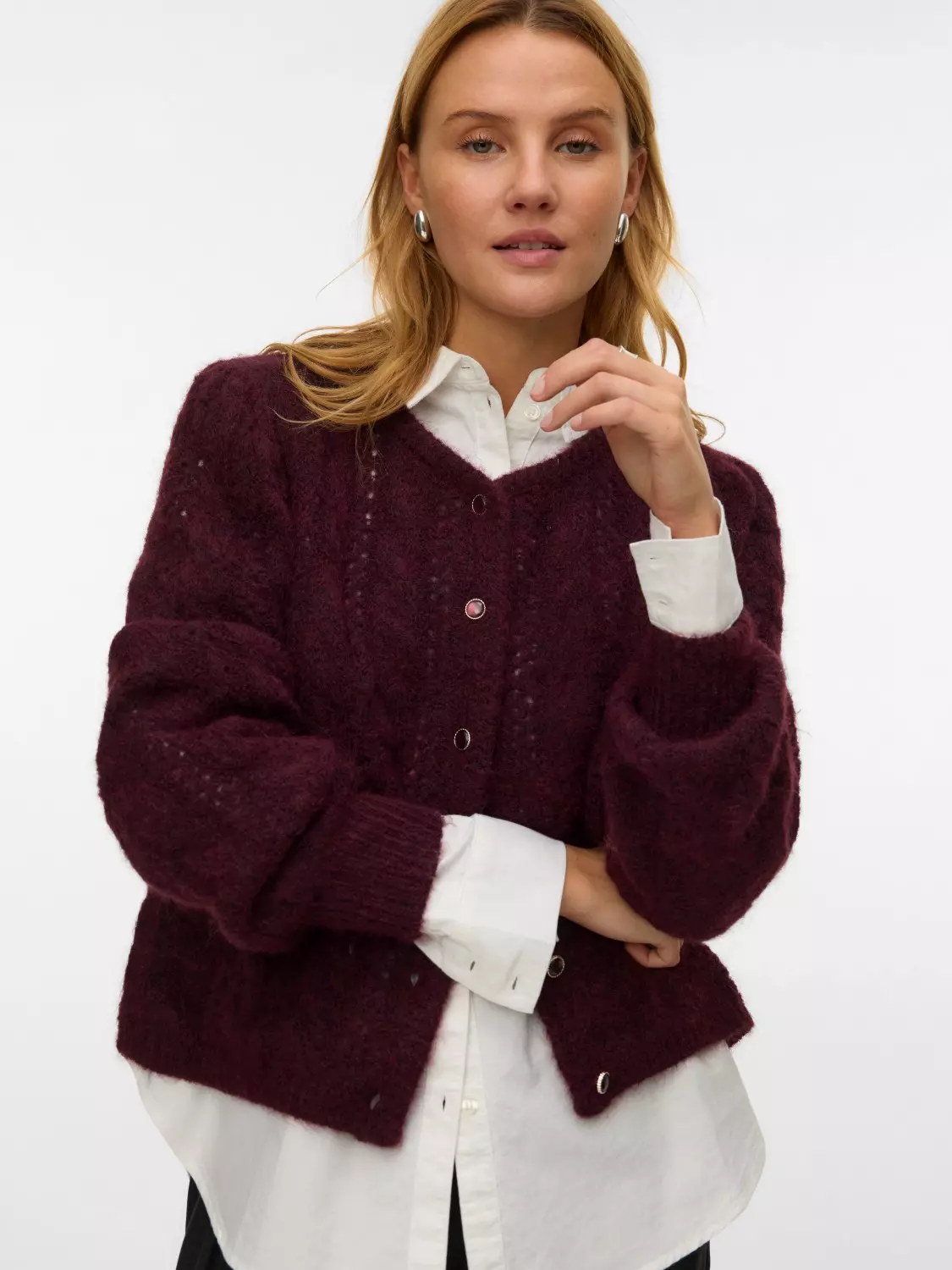 VMGABRIELLE ls o-neck cardigan