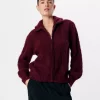 OBJNETE lo knit cardigan Wine