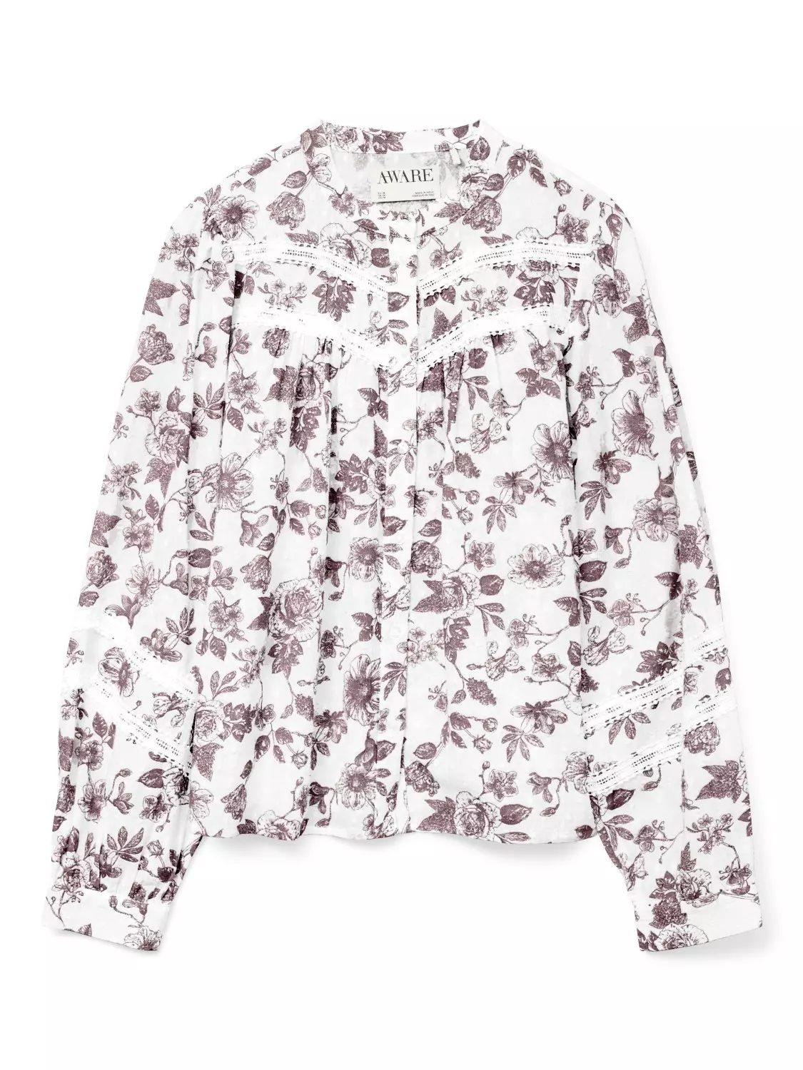 AWHARMONY ls shirt Rose Brown