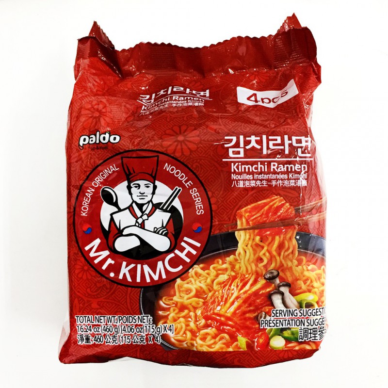 PALDO Mr.Kimchi Noodle 4x115g - ALANYA IMPORT AS