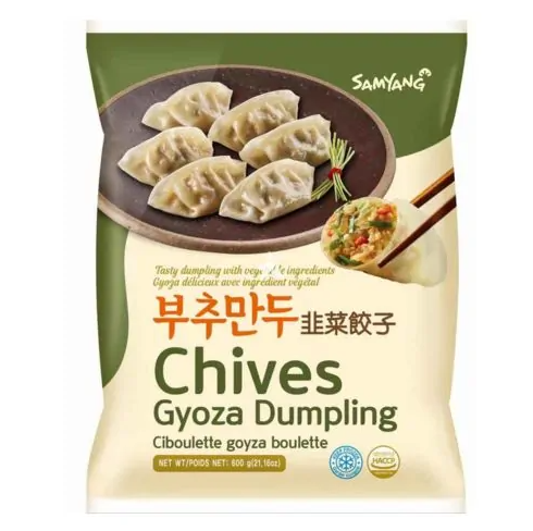 gyoza 600g samyang chives dumpling varer frossen