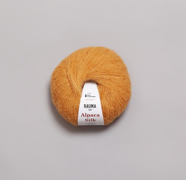 ALPACA SILK varm gul